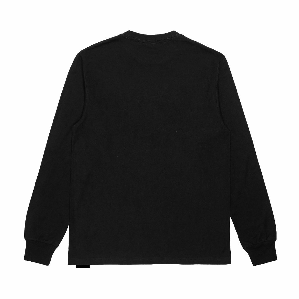Troy Company Longsleeve Tshirt Black Shadow Cat - Kaos Hitam Lengan Panjang LSD 2436