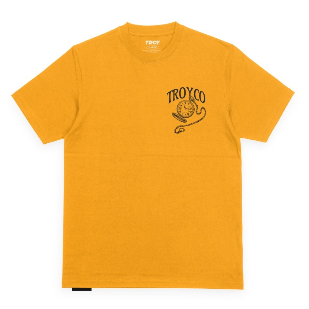 Troy Company Tshirt Yellow Mustard Trust the Process - Kaos Lengan Pendek Kaos Kuning Mustard MTD 2422
