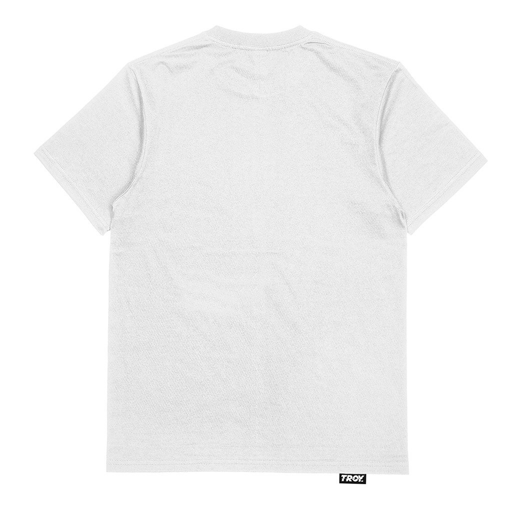 Troy Company Tshirt White Pink Witch Book - Kaos Pria Lengan Pendek Putih MT 2341