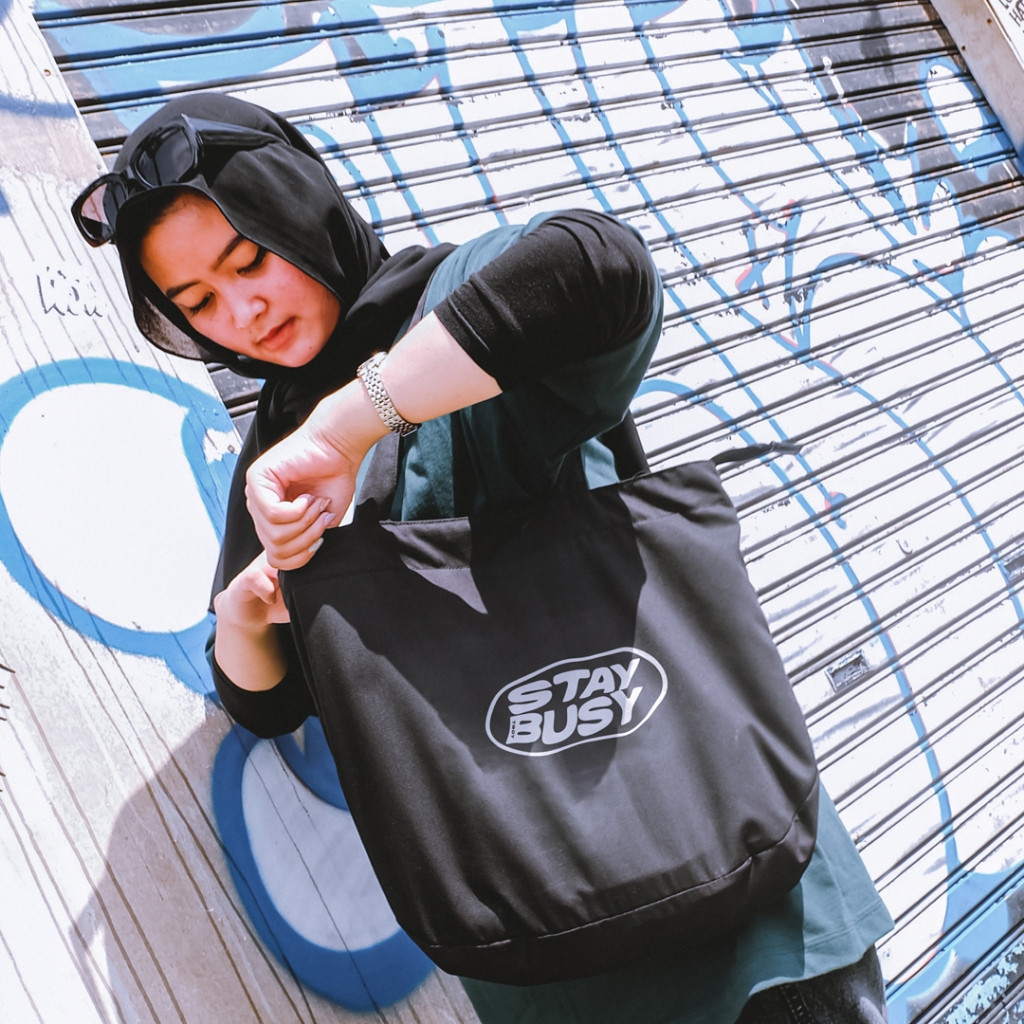 Troy Stay Busy ToteBag BASIC BUSY Black TB 114