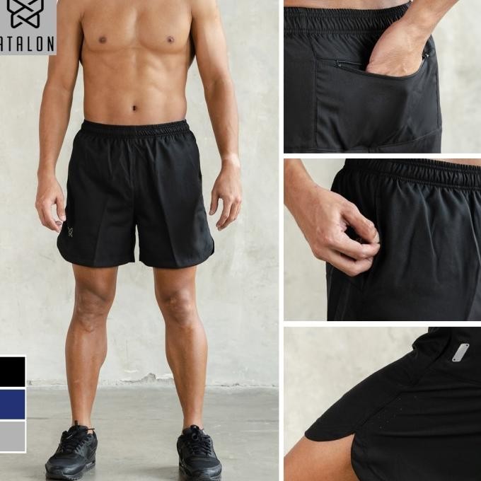 Atalon Running Pants - Celana Pendek Ringan Lari Jogging Marathon