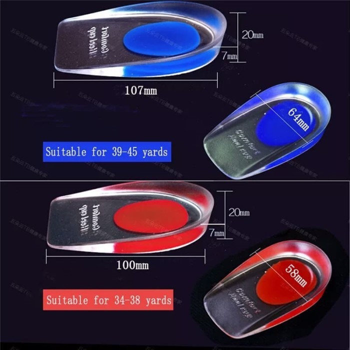 SALE INSOLE TUMIT/ INSOLE GEL / INSOLE SILICONE / ALAS KAKI / INSOLE IMPOR