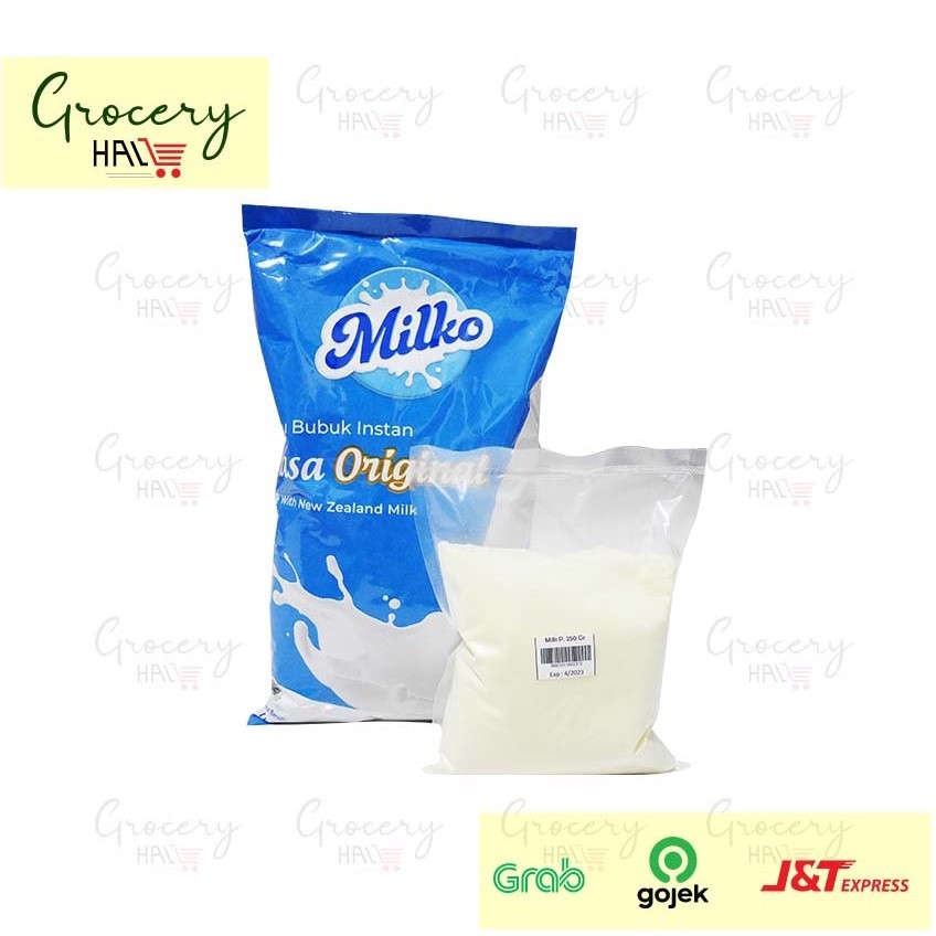 

MILKO SUSU BUBUK 250 GRAM - SUSU BUBUK UNTUK BAKING - SUSU BUBUK NEW EALAND NZMP