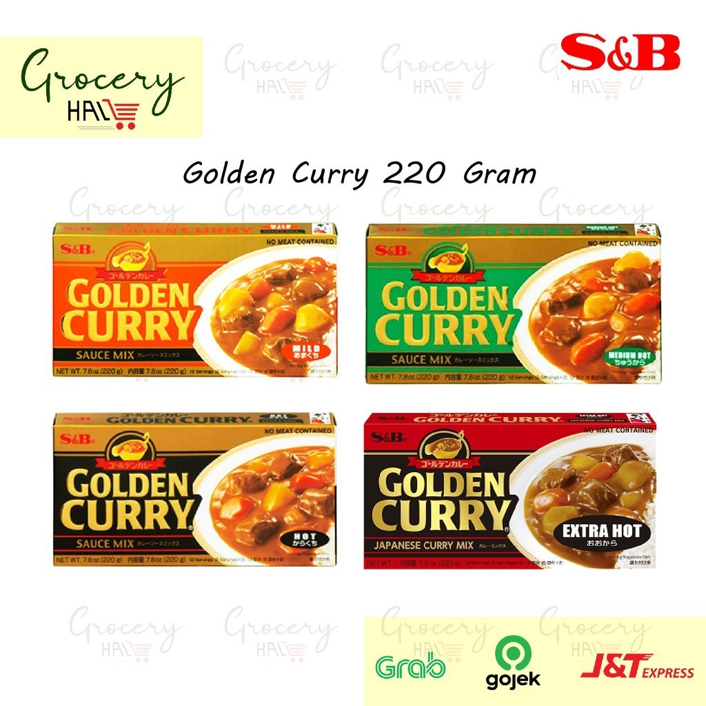 

S&B GOLDEN CURRY INSTANT MIX 220 GRAM ( KARI / KARE JEPANG INSTANT )