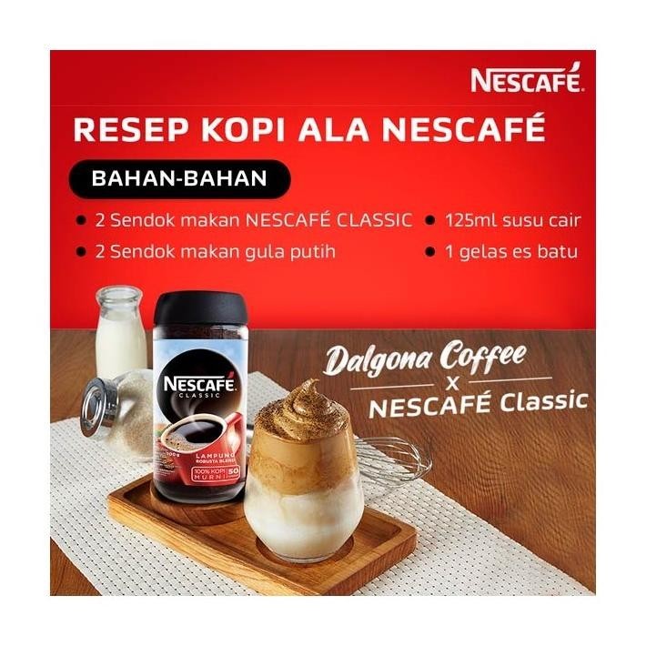 

Up15 NESCAFE Classic Kopi Instan Hitam 60 x 2g Terlaris