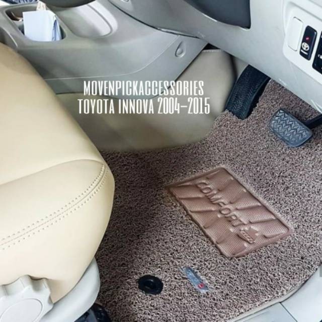 KARPET MOBIL COMFORT PREMIUM TOYOTA INNOVA 2004-2015 FULL BAGASI