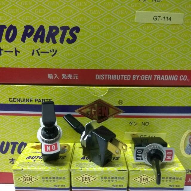 Toggle Switch GEN GT114 Switch On-Off Original