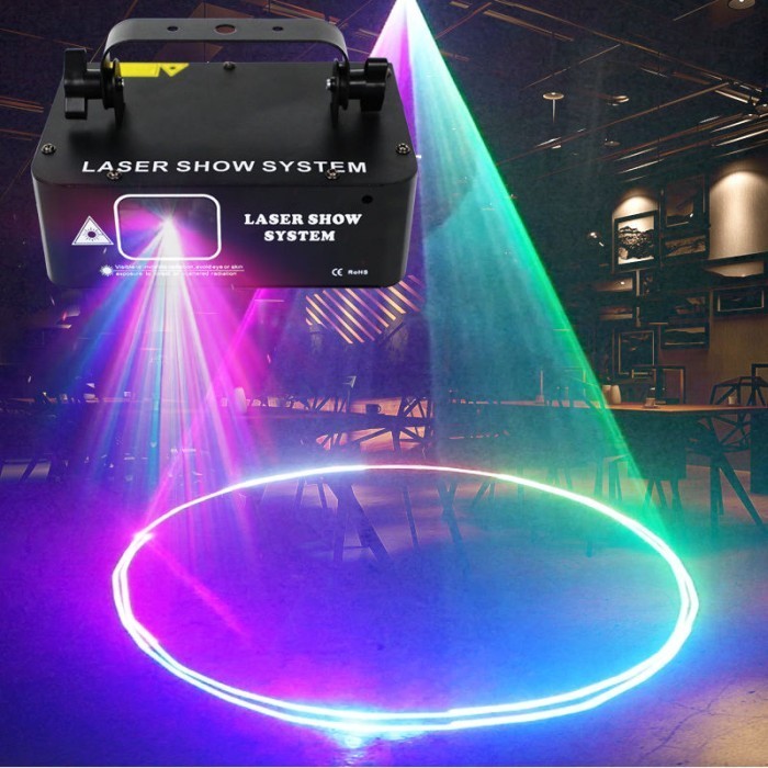 Lampu Sorot Laser Beam Panggung Disco Mini