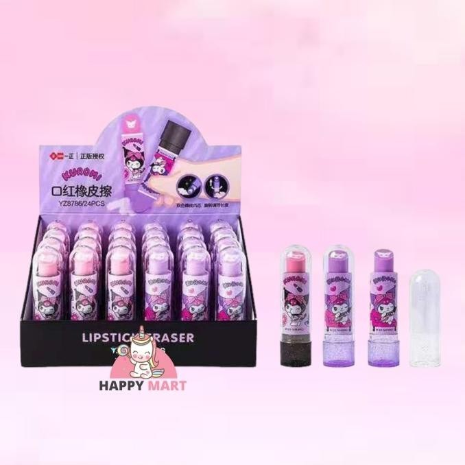 

Penghapus lipstick license motif sanrio kitty / kuromi