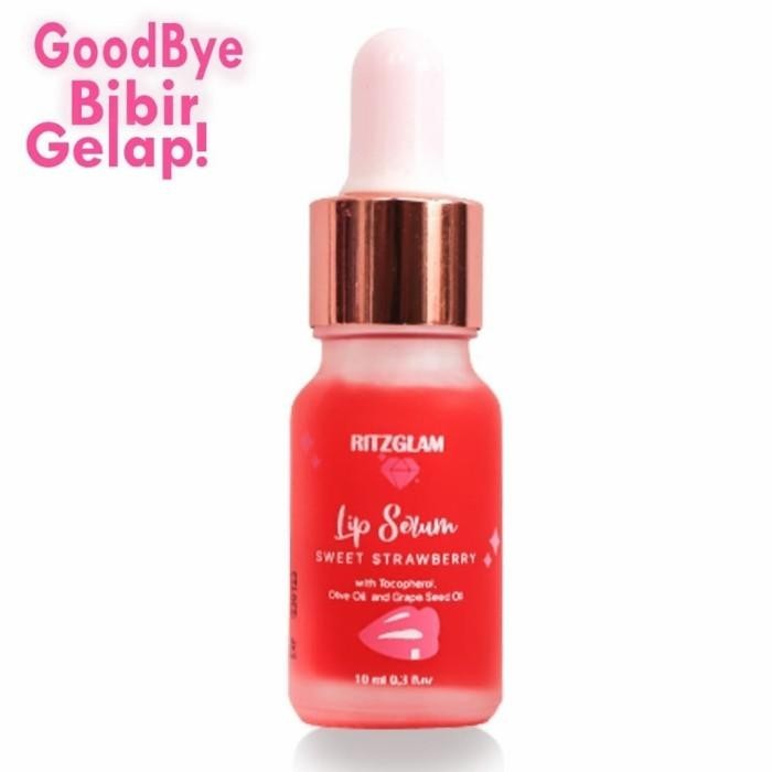 BISA COD - RITZGLAM LIP SERUM BIBIR