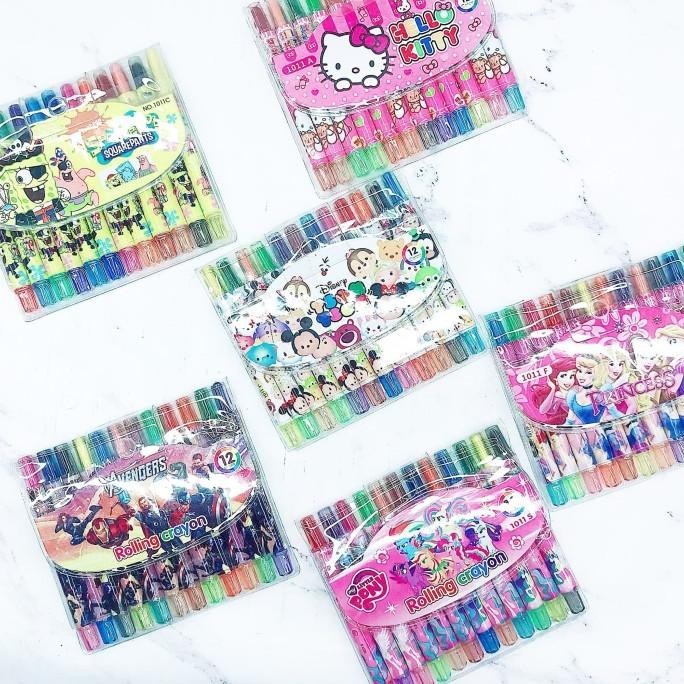 

Crayon putar karakter kartun kecil