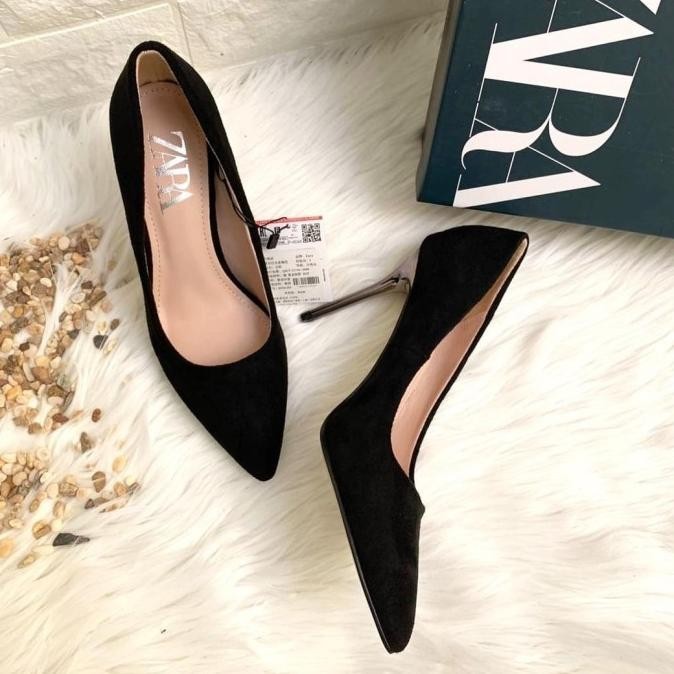 Sepatu High Heels Zara Ori / Sepatu Kerja Branded / Sepatu Kerja Impor