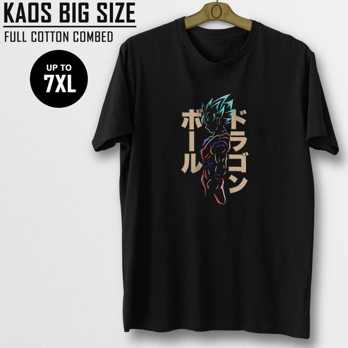 Kaos Pria Jumbo Big Size Xxxl Kaus Oversize Cowok Distro Anime Keren
