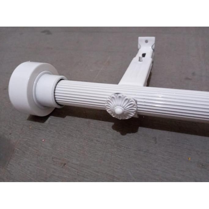 Set Tiang Gorden Mini / Rollet Garis Gorden Minimalis/ Pipa Gorden '