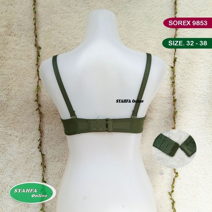 BARU BH SOREX 9853 BH BUSA KAWAT CUP SETENGAH BRA BUSA DAN KAWAT BRA