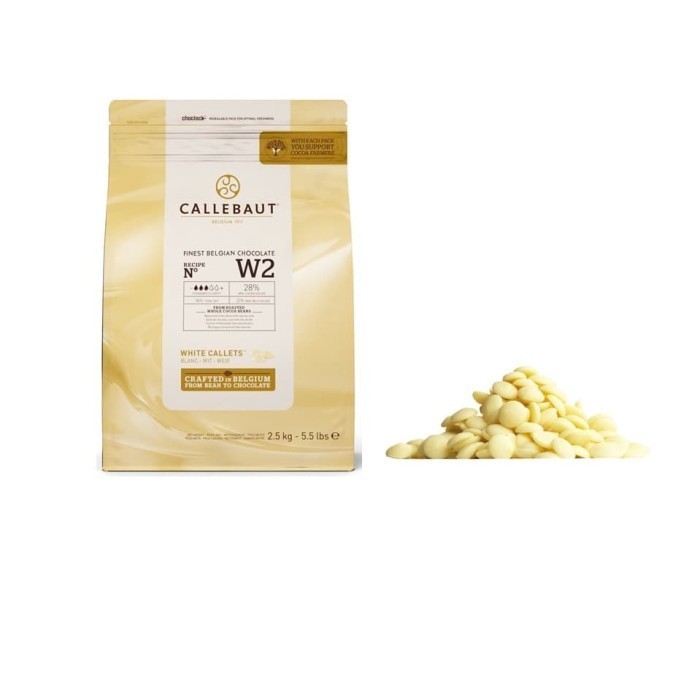 

Ready Callebaut creamy white 28% 500gr