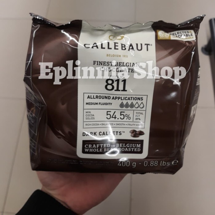 

Ready callebaut Calebaut Dark Callets Medium 400 gr - Cokelat Hitam