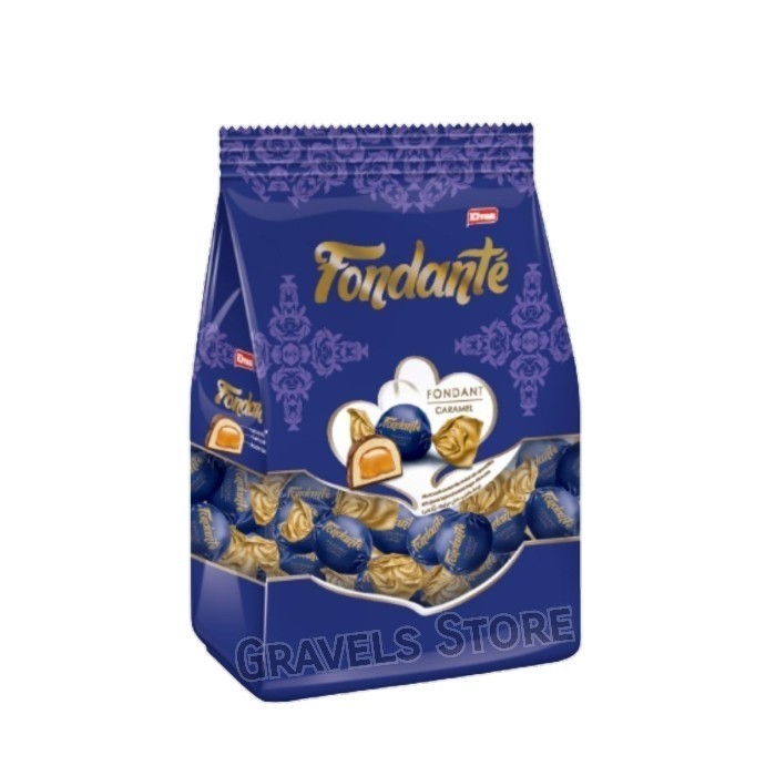 

Ready [150gr] Fondante Chocolate Candy - Permen Cokelat Karamel dan Susu