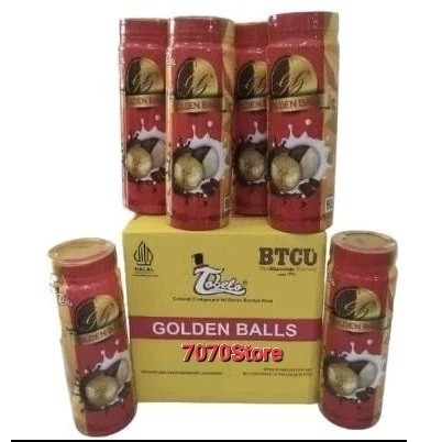 

Ready Cokelat Coklat Chocolate Tobelo Golden Balls Ball isi 6 Toples/Dus