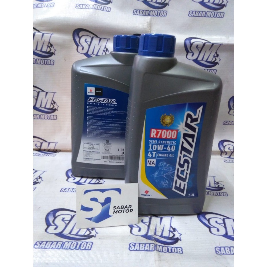 OLI SGO ECSTAR R7000 10W-40 API SL 1.3L / OLI SUZUKI GSX 1300ML
