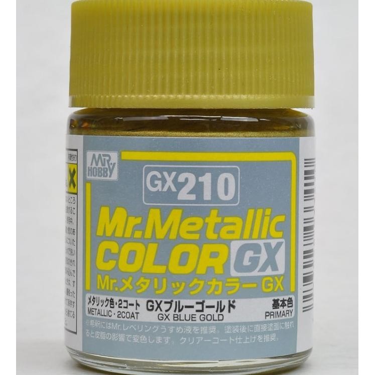 Mr Metallic Color GX210 Blue Gold - Cat Gundam Model Kit Paint