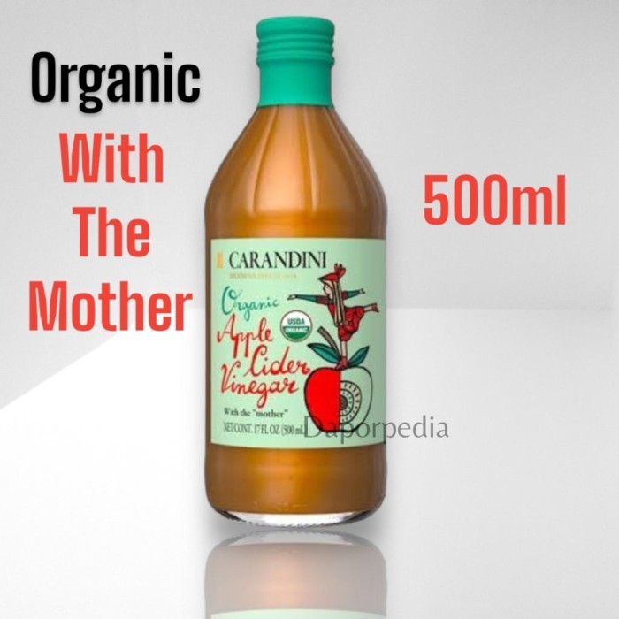 

Sale Cuka Apel Organik Apple Cider Vinegar Organic With The Mother Imported