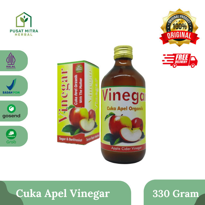 

Sale Cuka Apel Organik Vinegar Isi 330Ml