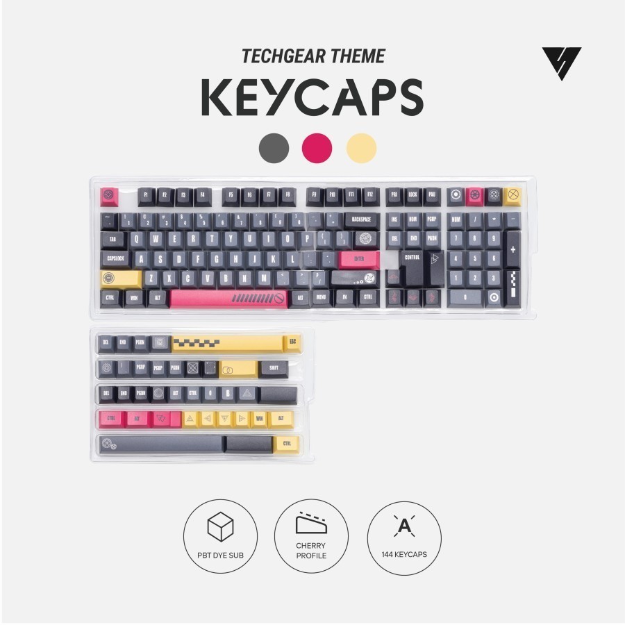 VortexSeries Keycaps Set - TECHGEAR THEME Vortex