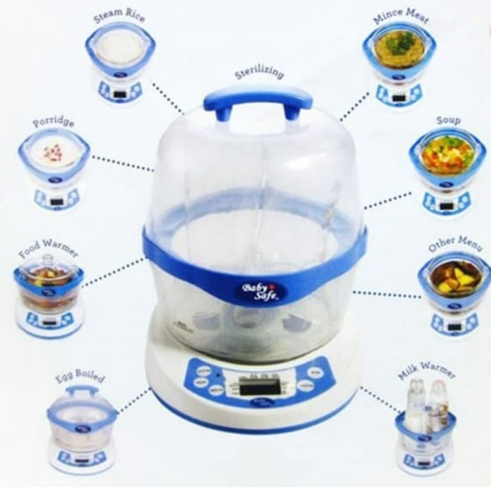 Update BabySafe 10 in 1 Multifunction Steamer / Steamer tol Susu Bayi