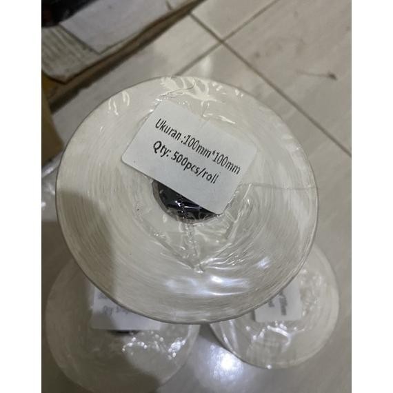 

TGH KERTAS THERMAL STICKER LABEL 100 x 100 mm PRINT RESI STIKER RESI TERLARIS