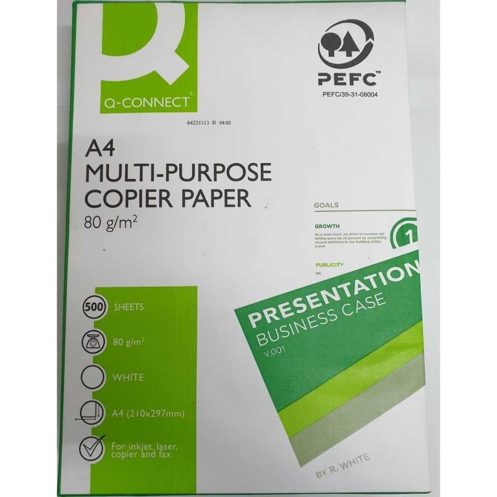 

Premium Kertas Hvs A4 80Gsm / Kertas Q-Connect / Kertas Fotocopy A4 Viral