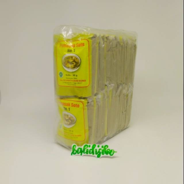 

Bumbu Pemasak Soto Padang 20 Sachet @ 50 gr, 1000 gr