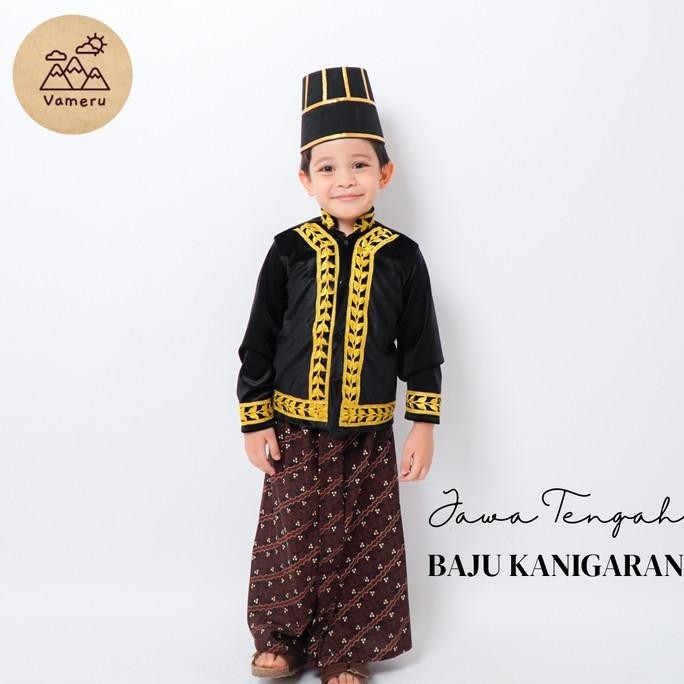 PAKAIAN ADAT ANAK LAKI LAKI JAWA TENGAH