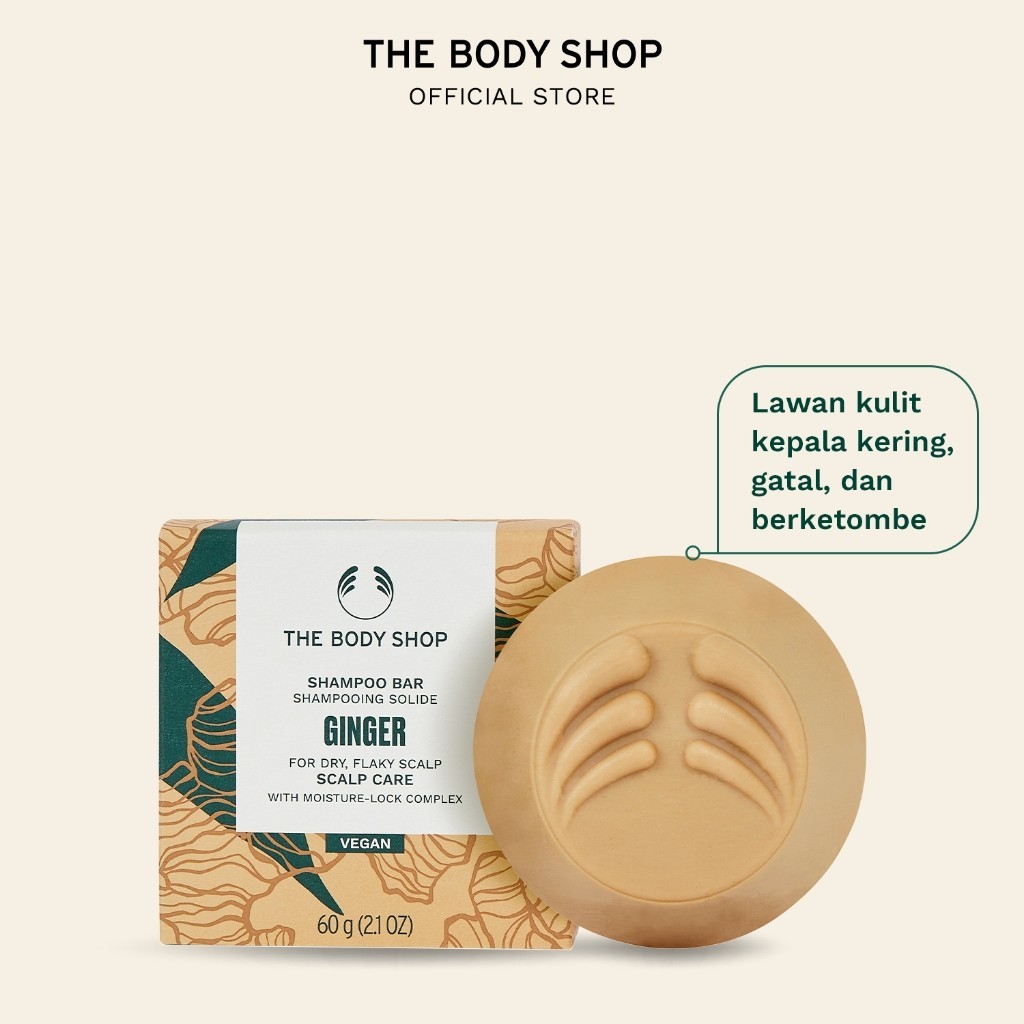 The Body Shop Ginger Anti-Dandruff Shampoo Bar 60gr