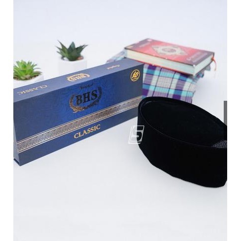 Kopiah Kopyah Peci Topi Sholat Songkok Bhs Hitam Item Polos Ac Pria