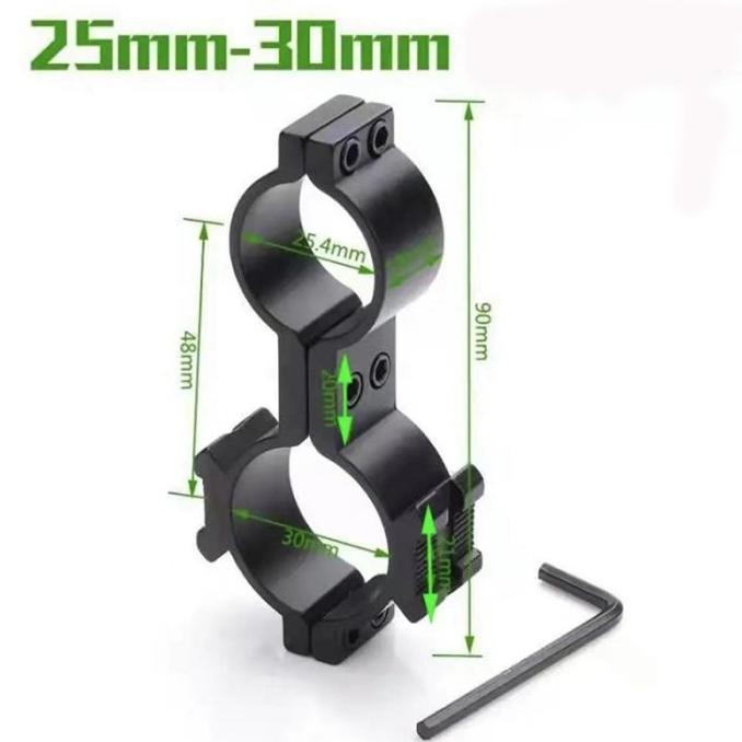 Mounting Teleskop / Monting Telescope Aluminium / Mounting Laser