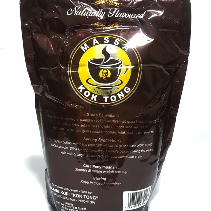 

Bubuk Kopi Massa Kok Tong Pem Siantar Asli Ukuran 1Kg