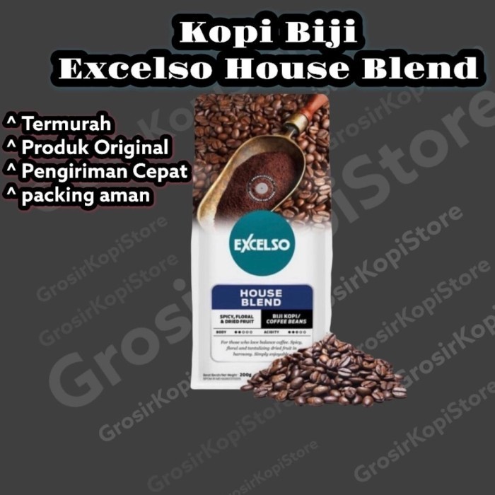 

Kopi Biji House Blend Excelso 200 Gram