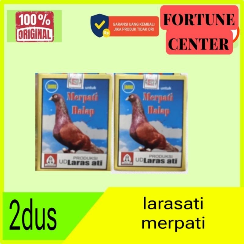2 DUS LARASATI BALAP LARASATI MERPATI 15 PIL LARASATI DARA ORI HERBAL