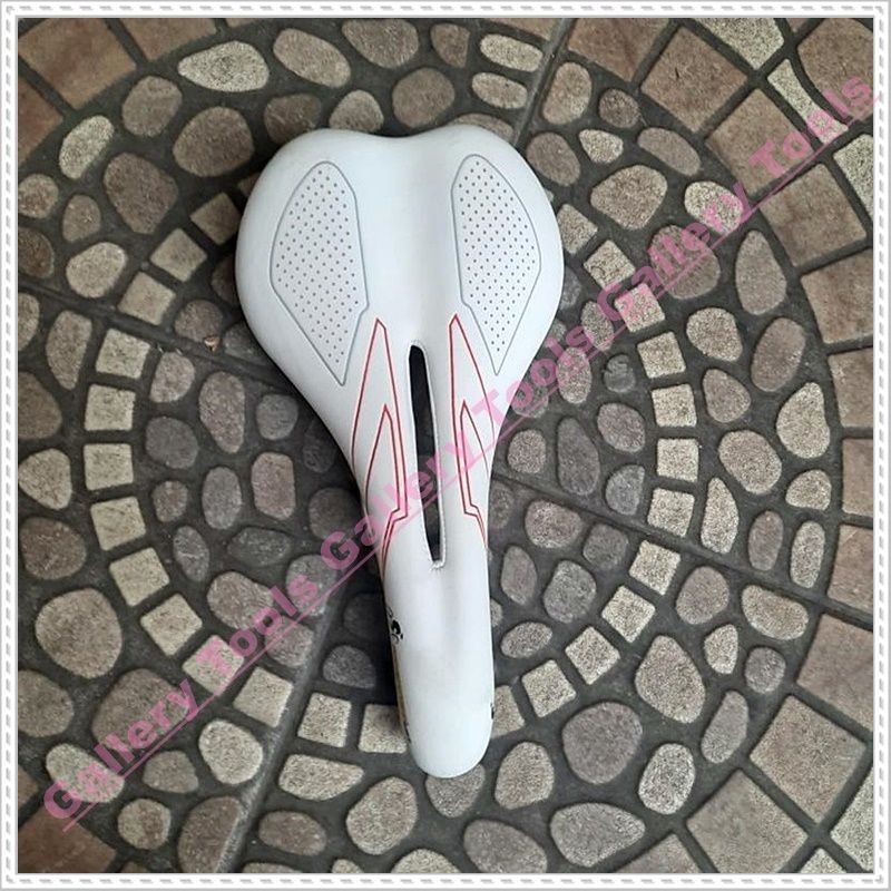 SADEL MTB VELO UNITED PUTIH MODEL LUBANG 84 Sepeda Aksesoris Sparepart