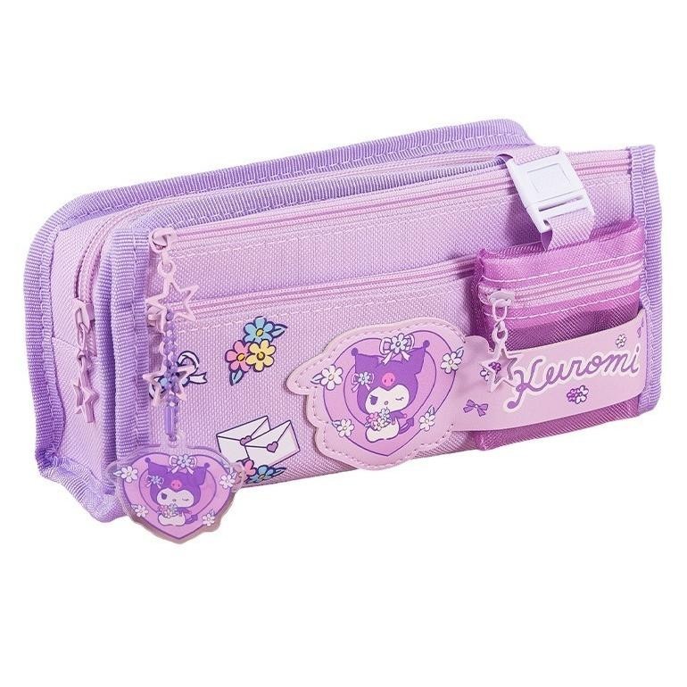 

(Krmi) 2024 Tempat Pensil Cinnamoroll Baru Sanrio Anime My Melody Kuromi Penyimpanan Alat Tulis Siswa Perlengkapan Sekolah Ins Kawaii Hadiah Lucu