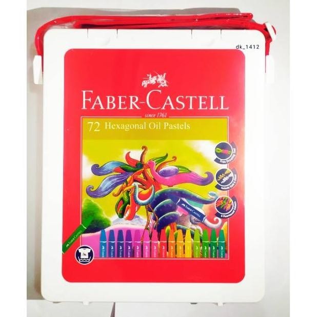 

BACK TO SCHOOL FABER CASTELL CRAYON HEXAGONAL OIL PASTEL 72 WARNA
