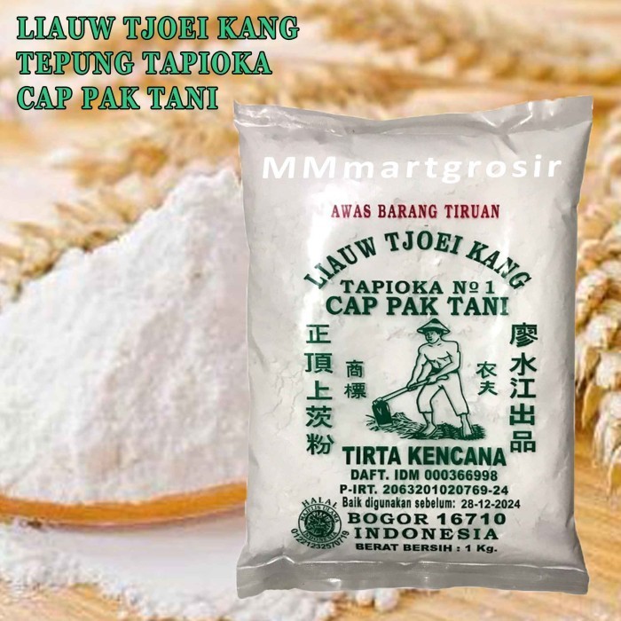 

Tepung Tapioka/Cap Pak Tani/Tirta Kencana/Tepung/Liauw Tjoei Kang