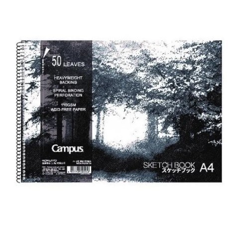 

Kokuyo Sketchpad, Spiral Binding 110 GSM Acid-Free