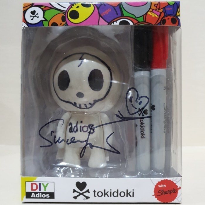 

tokidoki adios DIY sketch + signed by simone legno