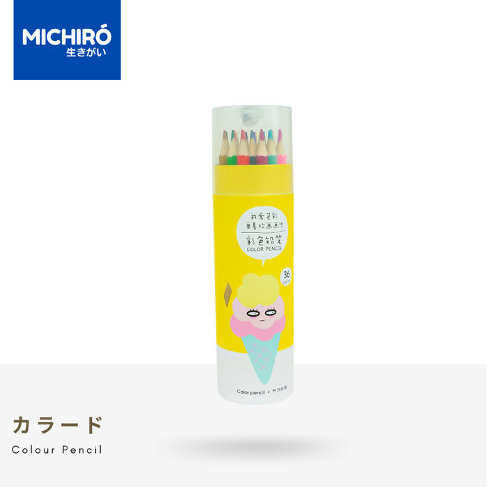 

Michiro Pensil Warna Anak Pastel Isi 36 pcs Korea Color Pencil