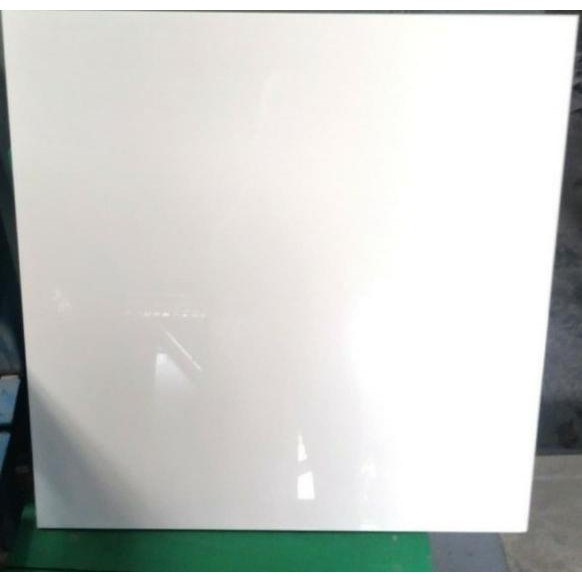 Keramik Lantai Ukuran 60X60Cm Warna Putih White Polos Roman Kekinian !! Ready