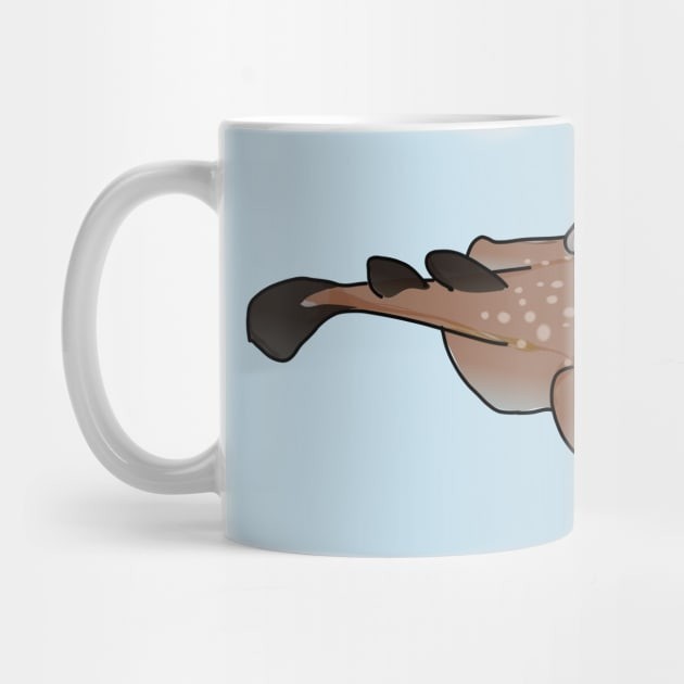 Mug Kopi Torpedo Ray Listrik Electric Torpedo Ray Coffee Mug