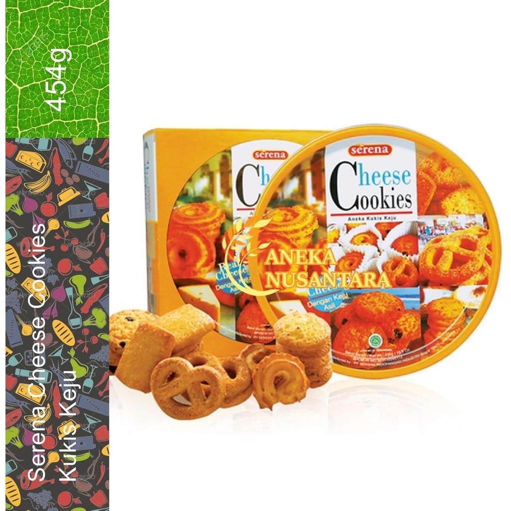 

Serena Cheese Cookies 454 Gram Kukis Keju Cheese Cookies Kaleng 454 gram Kue Kering Keju