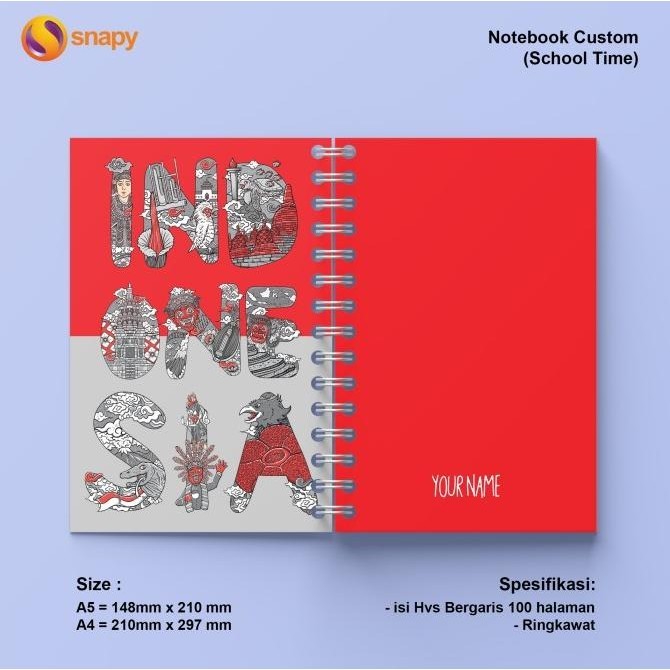 

Notebook Custom Hardcover BARU